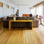 light brown hard wood flooring